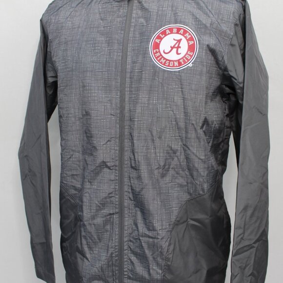 Alabama Crimson Tide Rivalry Threads Mens Windbreaker Jacket Gray Size Small - Picture 3 of 10